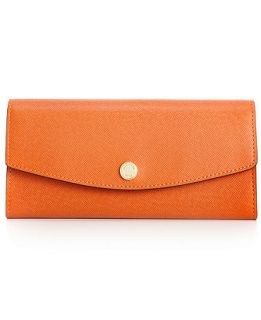 MICHAEL Michael Kors Handbag, Saffiano Large Slim Flap Wallet