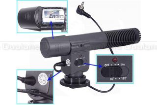 SG 108 Shotgun DV Stereo Microphone for Nikon DSLR D5100 D7000 D300S