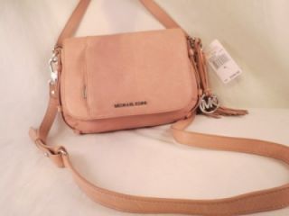 Michael Kors Bowen Blush Leather Convertible Shoulder Bag $298
