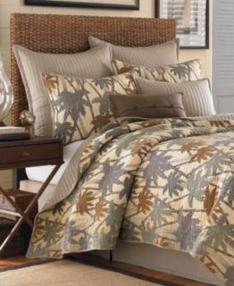 Tommy Bahama Home, Drift Palm Ivory Full/Queen Quilt   Quilts