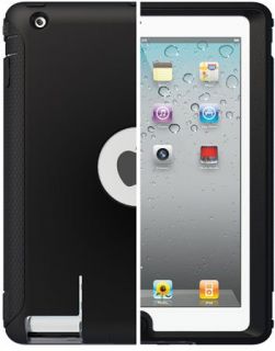 New Otterbox Black Defender Skin Case Stand for iPad 2