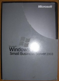 Microsoft Small Business Server 2003 SBS Standard Edition BOXED inc 5