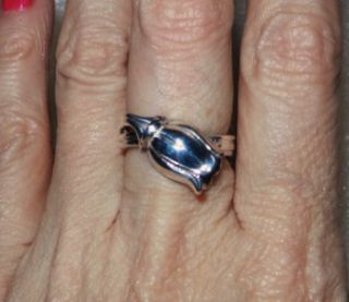 Mignon Faget Sterling Tulip Ring Size 5 25 LB1807