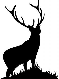 Stag Deer Car camper Van Window Sticker Decals 4