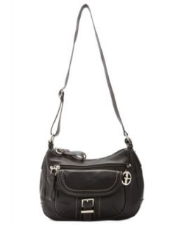 Giani Bernini Handbag, Pebble Leather Double Entry Hobo