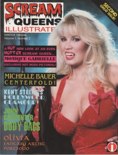 Scream Queens Illustrated 2 1993 94 Autoghraphed x 3 VF