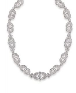2028 Necklace, Silver Tone Crystal Vine Collar Necklace   Fashion