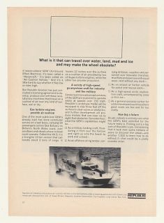 1964 Republic Gem Ground Effect Machine Hovercraft Ad