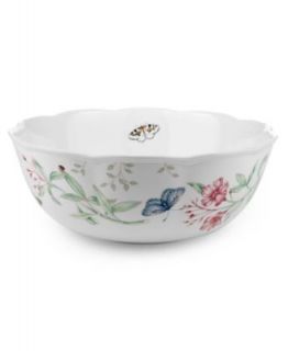 Lenox Butterfly Meadow Covered Casserole   Casual Dinnerware