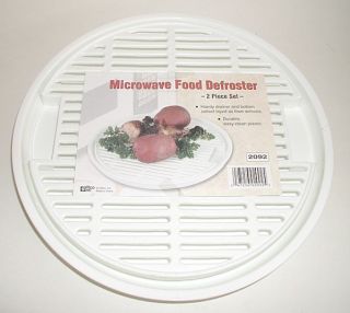 Microwave Food Defroster Drainer Tray Rack Utensil
