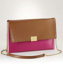Lauren Ralph Lauren Handbag, Newbury Colorblock Chain Shoulder Bag