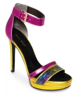 Calvin Klein Womens Shoes, Vivianne High Heel Evening Sandals   Shoes