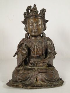 Chinese Ming Dynasty Bronze Seated Figure of Buddha