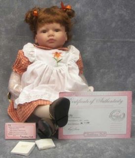 New Lee Middleton Original Doll Lily Baby Doll Reva Schick w COA