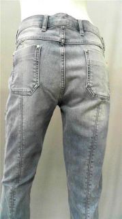 MiH Jeans Paris Misses 29 Stretch Stone Wash Mid Rise Cropped Slim Leg