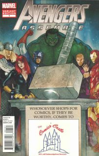 Avengers Assemble 1 Comics Castle Variant