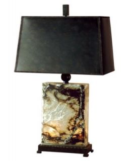 Murray Feiss Table Lamp, Hand Painted Porcelain