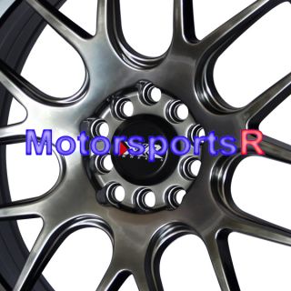 18 XXR 530 Chromium Black Concave Wheels Rims 03 04 10 11 Mazda 3 5 6