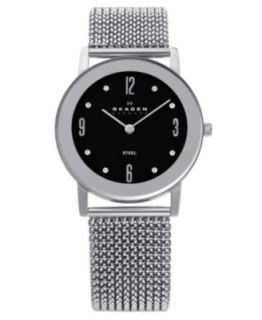 Skagen Denmark Watch, Womens Stainless Steel Mesh Expansion Bracelet