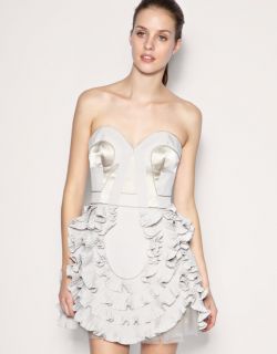 Karen Millen New Ruffle Corset Prom Dress Size 14
