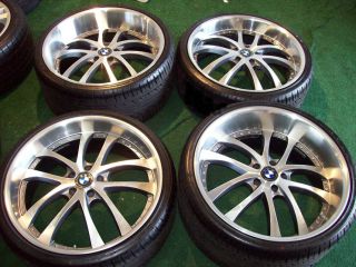 22 EXE Konvex Wheels Silver for BMW 745 750 760 B7 645 650 20 21 Rims
