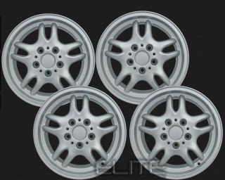 16x7 Factory Replacement Bright Sparkle Silver Set of 4 Rims
