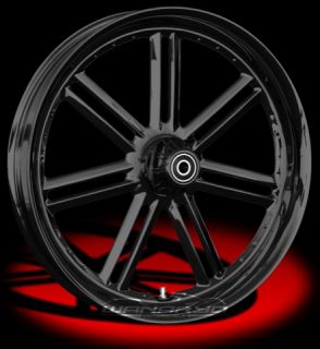 Colorado Custom Wheel Black Front Sunset 21 x 3 5 Harley 00 12 FLHR