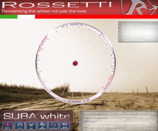 Rossetti Suba Clincher Wheel Set Shimano 10speed Cassette Body