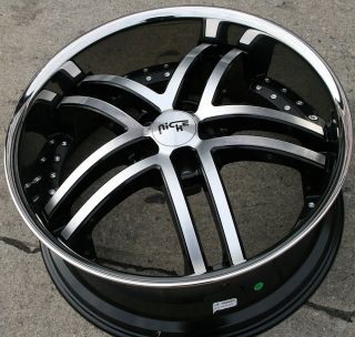 M877 22 Black Rims Wheels Infiniti M35 06 Up 22 x 9 0 5H 35