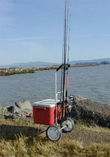 Genji Sports Foldable Fishing Cart Beach Cart New