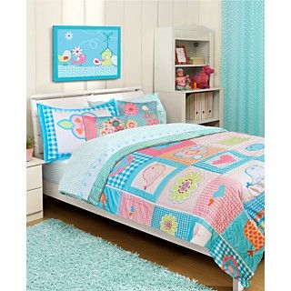 Little Birdie Told Me 3 Piece Quilt Sets   Quilts & Bedspreads   Bed