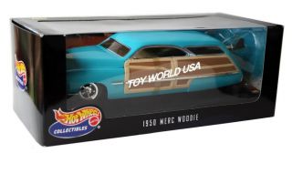 Hot Wheels Collectibles 1950 Merc Woodie 1 18 Scale