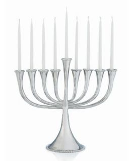 Lighting by Design Menorah, Silver Plated   Candles & Home Fragrance