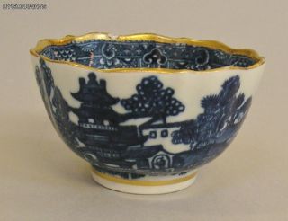 Caughley Pagoda Pattern Tea Bowl C1785