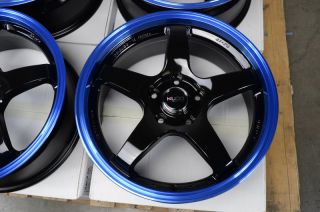 Blue Wheels Accord S2000 Prelude Civic G35 Eclipse IS250 Rims