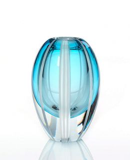Evolution by Waterford Aqua Haze Vase, 7   Bowls & Vases   for the