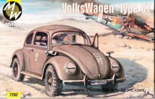 KDF Volkswagen Beetle Type 87 1 72 Military Wheels 7202