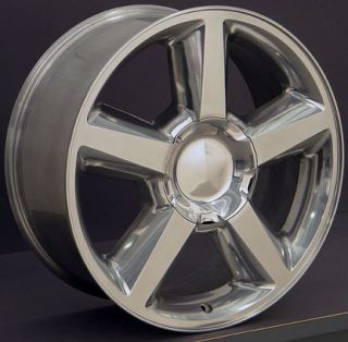 20 Polished Tahoe Wheels Tires Fit Chevrolet