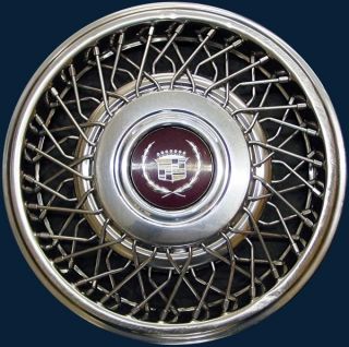 89 93 Cadillac Wire Wheel Cover Hubcap 15 Wheel Cover 2054 GM Part