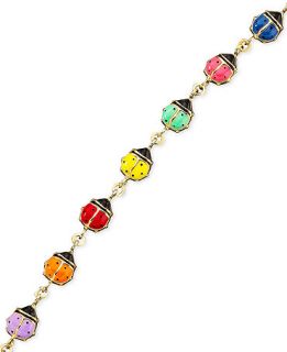 14k Gold Over Sterling Bracelet, Ladybug   Bracelets   Jewelry