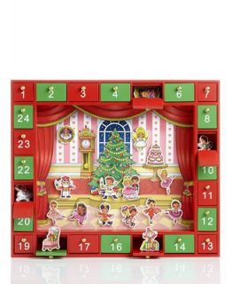 Kurt Adler Advent Calendar, Wood Nutcracker Suite