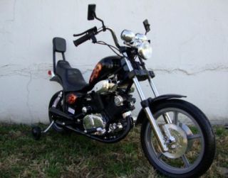 Black Electric Battery Power Ride On Motorcycle Harley 15 Wheels Bike