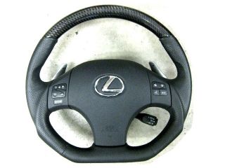 Lexus IS250 is350 isf Is F Black Carbon Sport Steering Wheel Blue