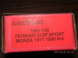 43 Ferrari 312P sport Monza 71 high grade kit for TAMEO kits model