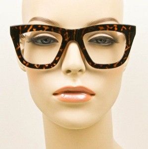 Brown Tortoise Wayfarer Glasses Retro Leopard Eyeglasses Frames AA1387
