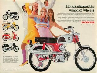 1967 Honda Ad Scrambler 160 Trail 90 Honda 50 Rally Honda Custom Group