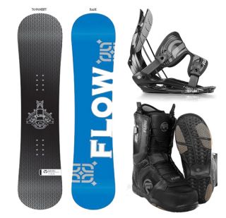 Flow Merc 164 Snowboard Flow Bindings Boots New Burton Survival Knife