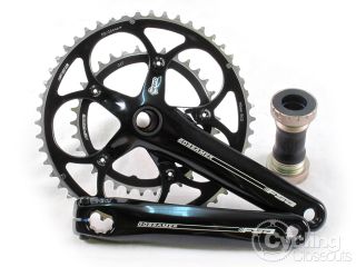 FSA Gossamer Exo Compact Road Bike Cranks Crankset 175mm 50x35 Black