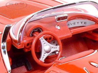 1958 Chevrolet Corvette 1 18 Scale Diecast Model Red