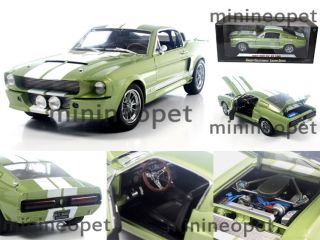 Collectibles 186 1967 Shelby Mustang GT500 GT 500 1 18 Green w White